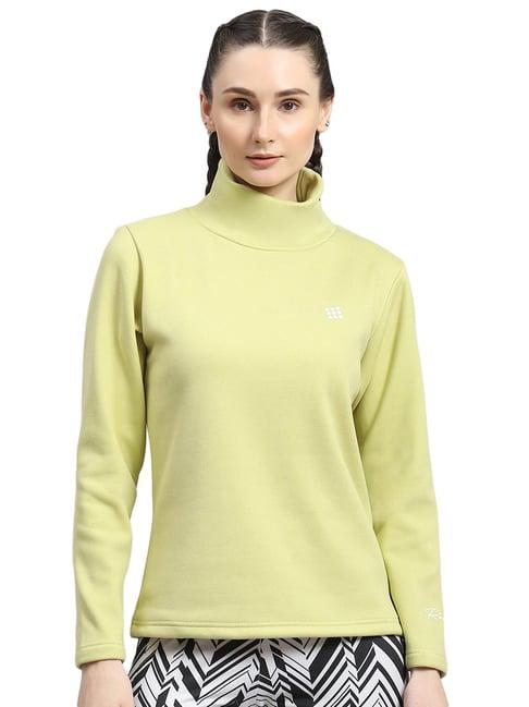 rock.it lime green regular fit sweatshirt