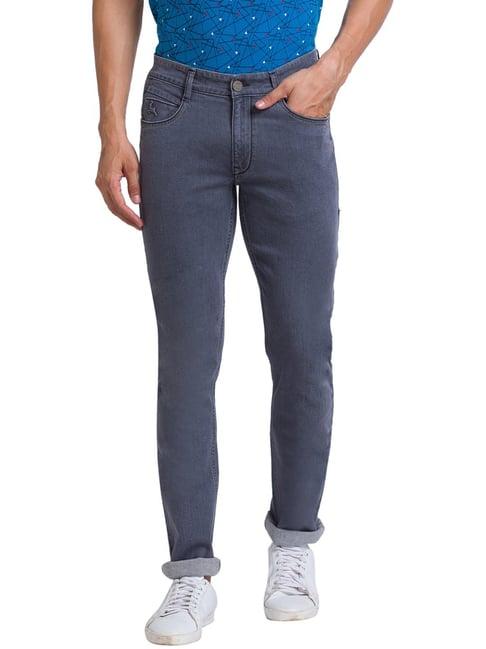 parx dark grey slim fit jeans