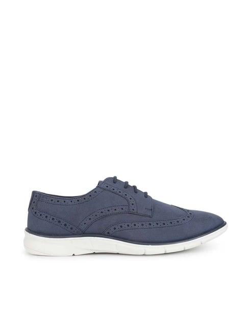 yoho men's navy brogue shoes