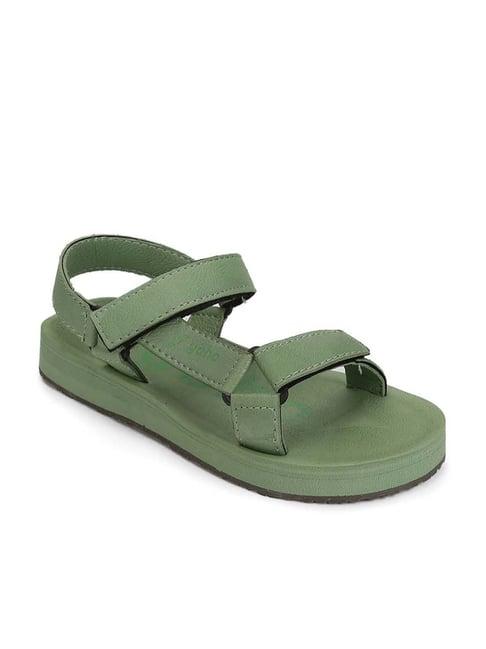 yoho men's pastel green floater sandals