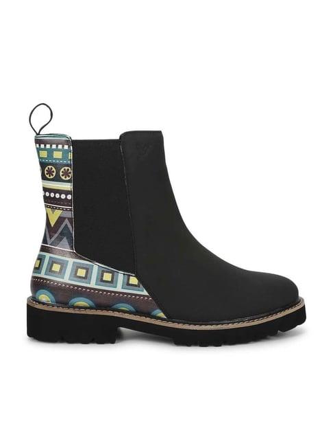 yoho women's black chelsea boots