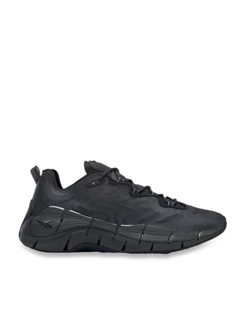 reebok men's zig kinetica ii black running shoes