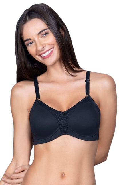 amante charcoal black minimizer bra