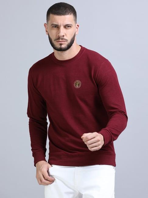 bushirt wine regular fit sweatshirt