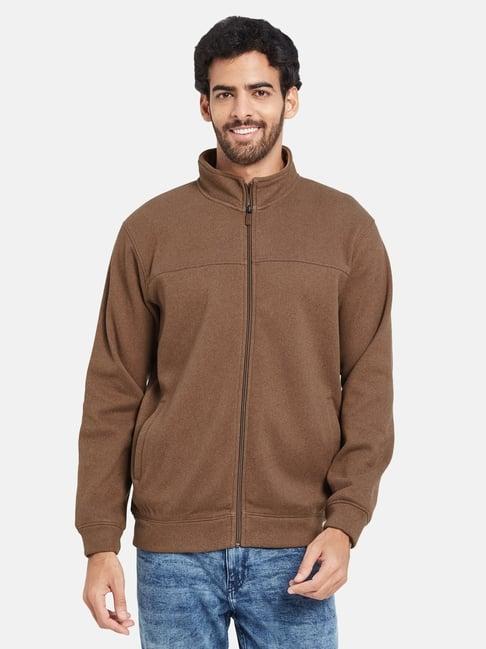 octave wood melange regular fit sweatshirt