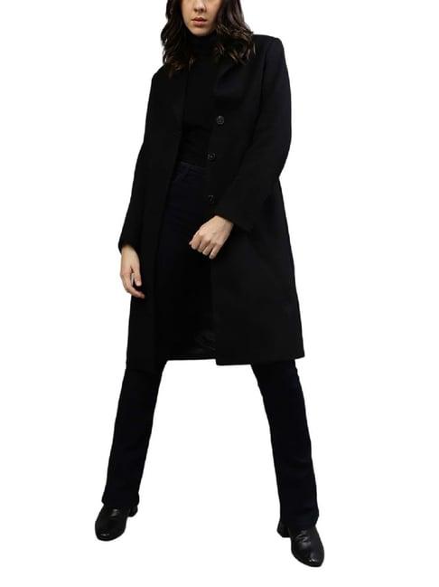 gant black regular fit formal coat