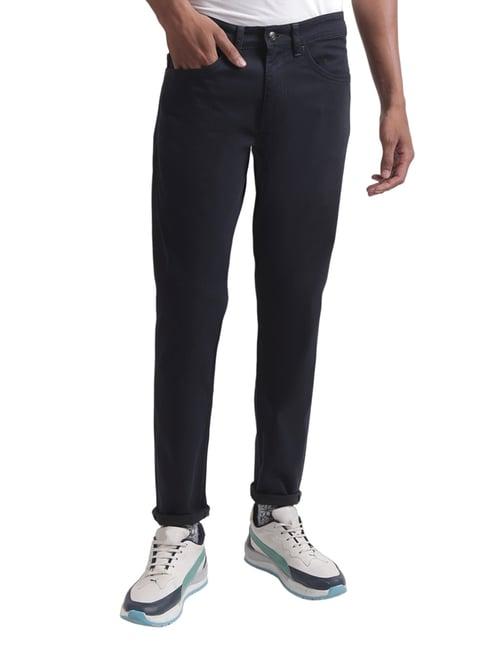 matinique navy blue regular fit jeans