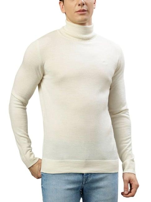 lindbergh cream slim fit sweaters