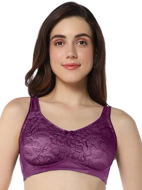 amante purple lace work everyday bra