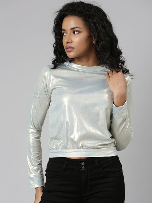 showoff silver regular fit top