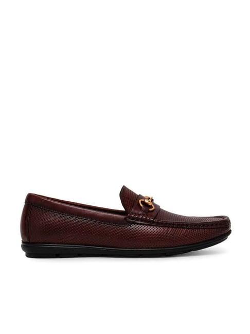 ezok men's bordo casual loafers