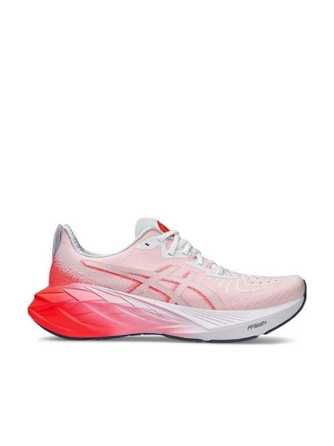 asics men's novablast 4 pink running shoes