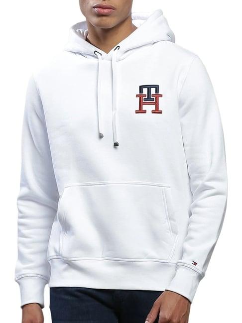 tommy hilfiger white regular fit sweater