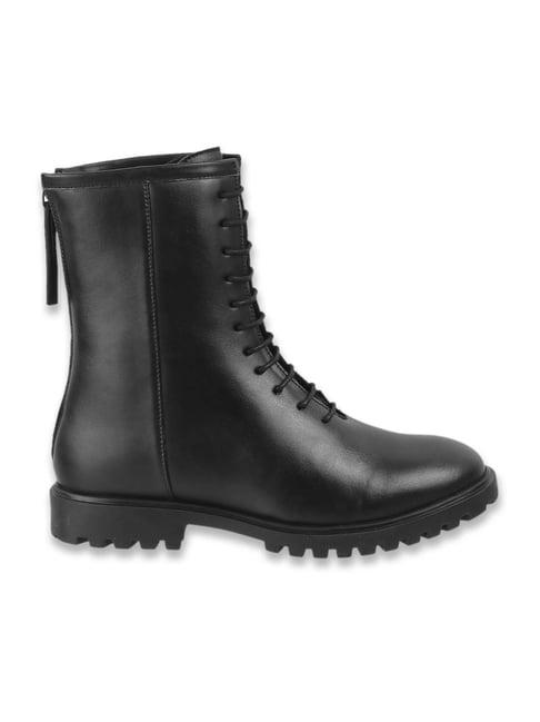 catwalk women's black derby boots