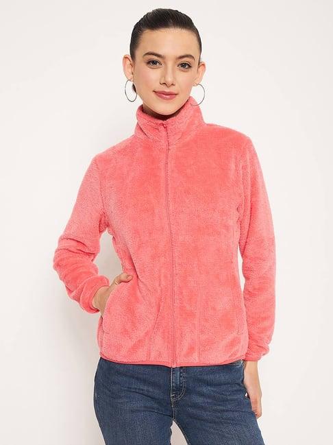 madame pink self pattern sweatshirt