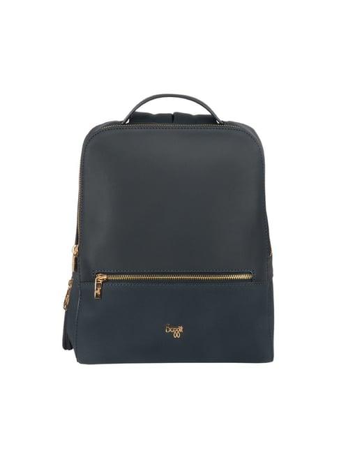 baggit navy solid medium backpack