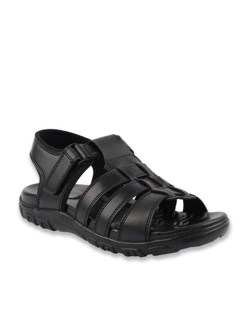 medifeet men's black ankle strap sandals