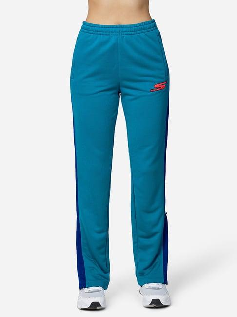 skechers blue track pants