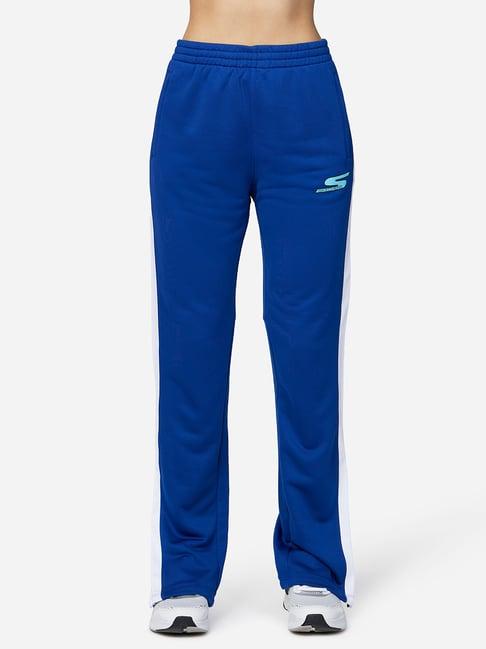 skechers blue track pants