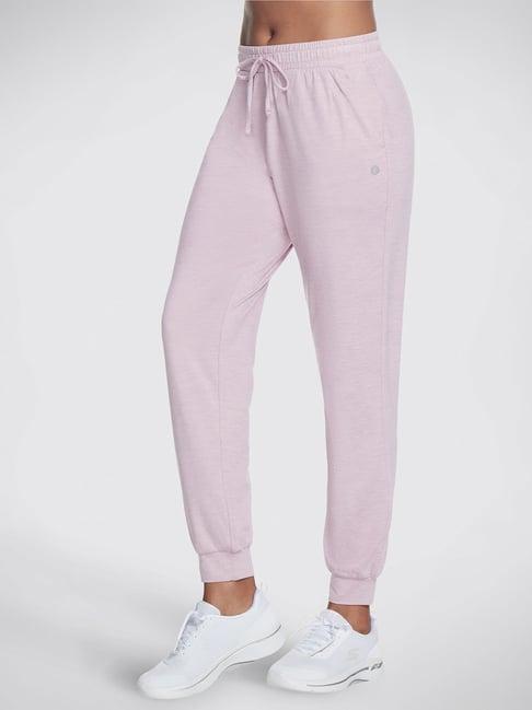 skechers light pink joggers