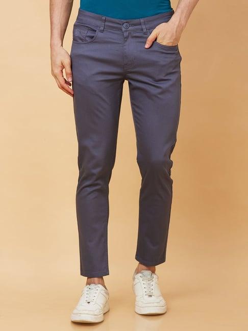 being human steel grey regular fit chinos