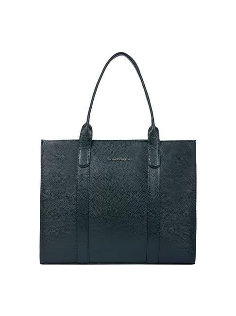 lino perros deep green medium tote bag