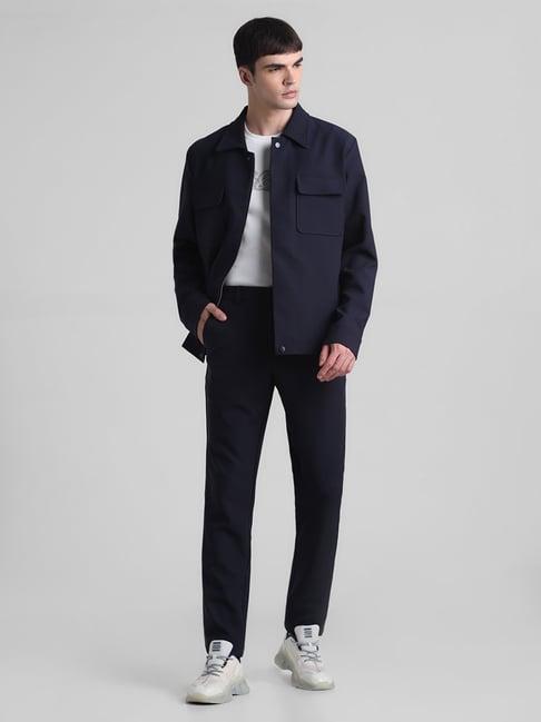 jack & jones navy slim fit jacket