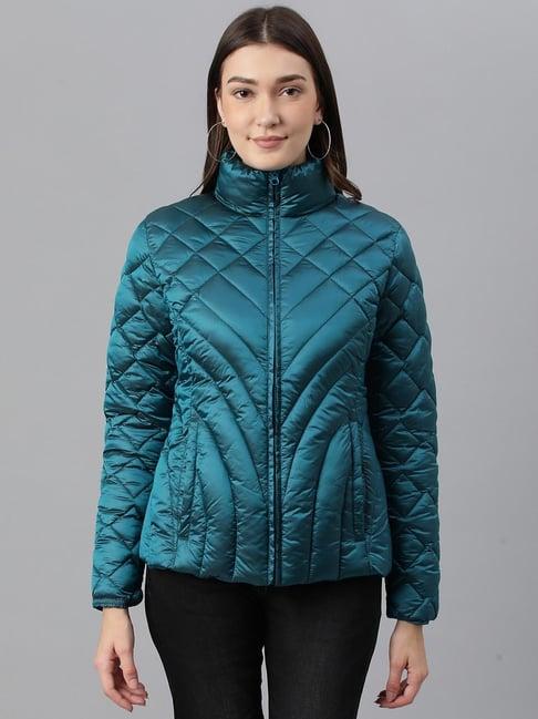 woods blue quilted jacket