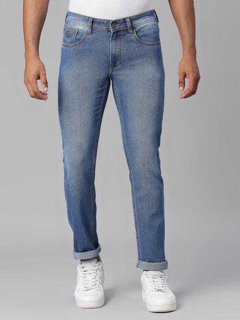 hj hasasi blue slim fit stretchable jeans