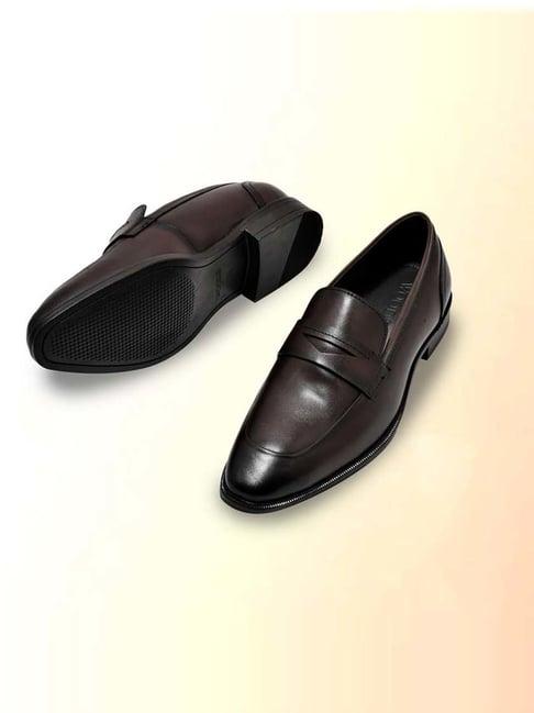 woodland men's brown formal loafers