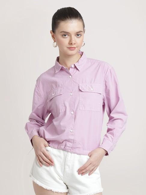 bene kleed lilac shirt