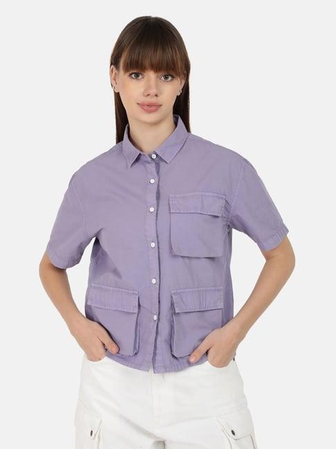 bene kleed purple shirt