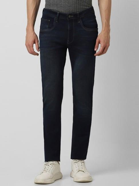 van heusen navy skinny fit jeans