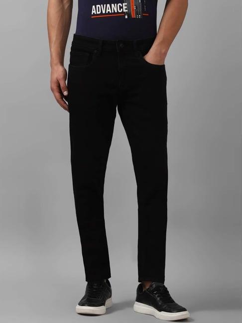 louis philippe midnight black slim fit jeans