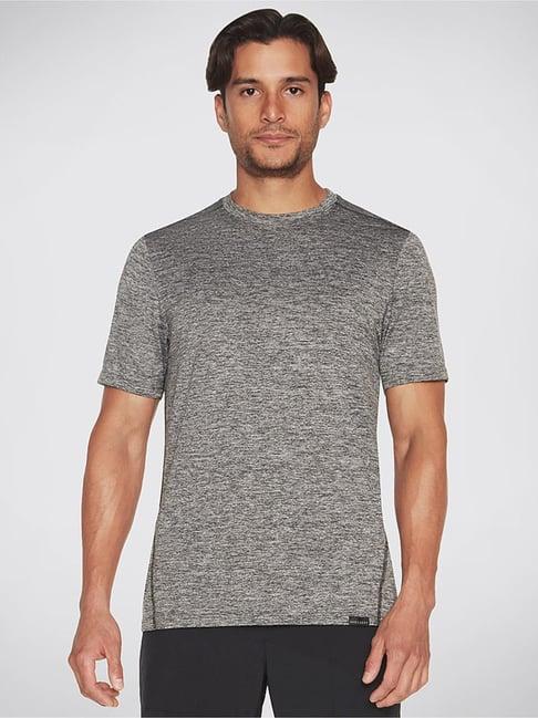 skechers grey regular fit t-shirt