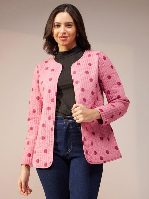 pink fort pink reversible quilted jacket