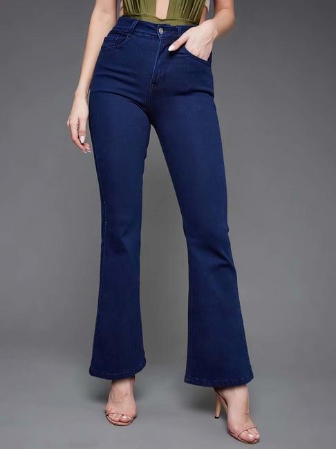 miss chase blue mid rise jeans