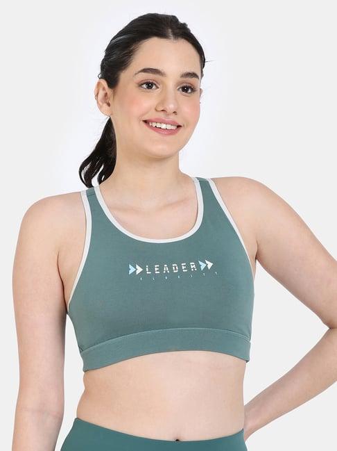 zelocity by zivame green sports bra