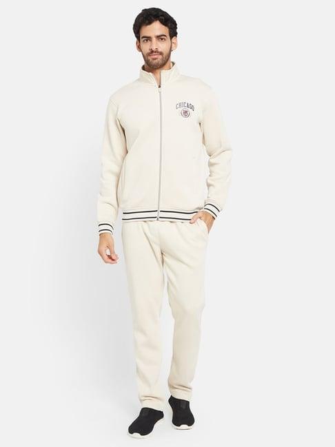 octave cream regular fit tracksuit