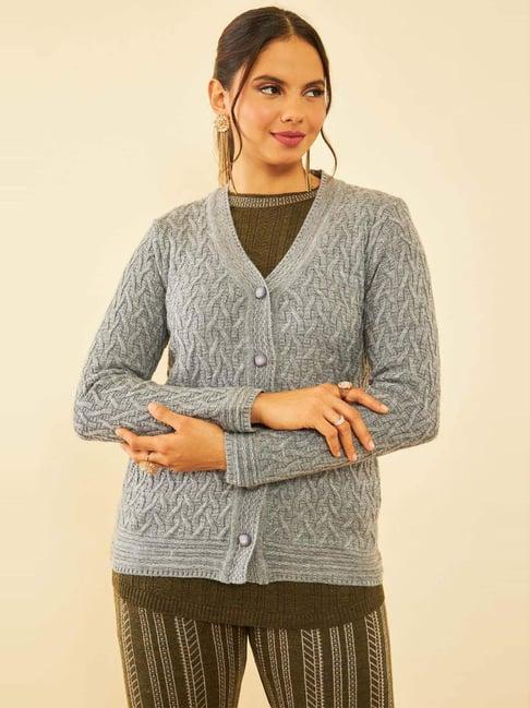 soch grey crochet pattern cardigan