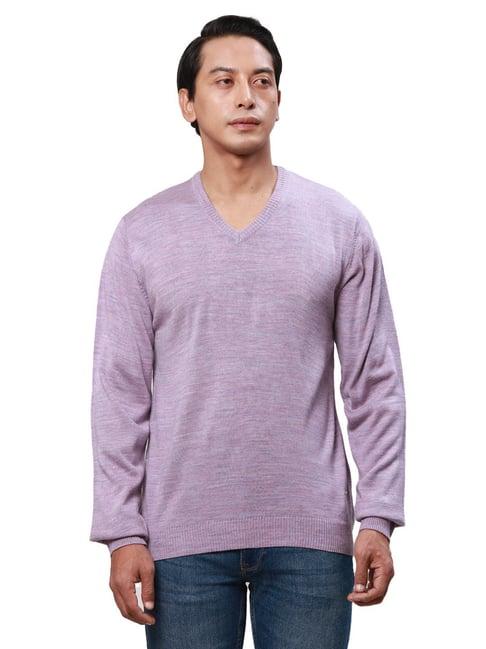 park avenue violet regular fit sweater