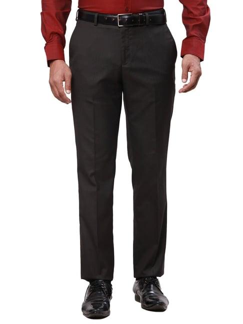 park avenue coffee brown smart fit trousers