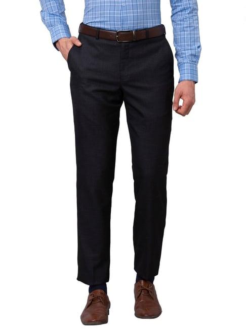 park avenue brown smart fit trousers