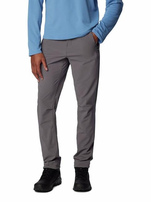 columbia city grey regular fit trousers