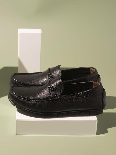 atesber 
 men's black casual loafers