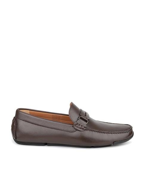 atesber 
 men's brown casual loafers