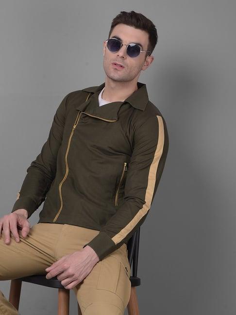 crimsoune club olive slim fit jacket