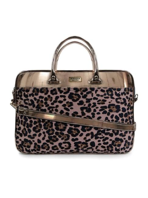 modern myth multicolor animal effect large laptop handbag