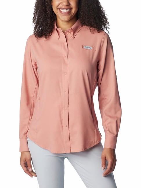 columbia dusty pink shirt