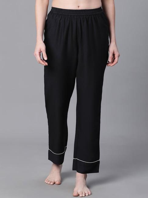 oxolloxo black satin pyjamas